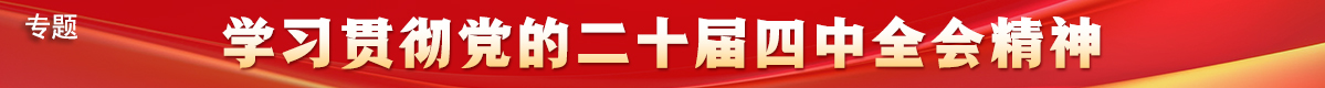 学习贯彻党的二十届四中全会精神